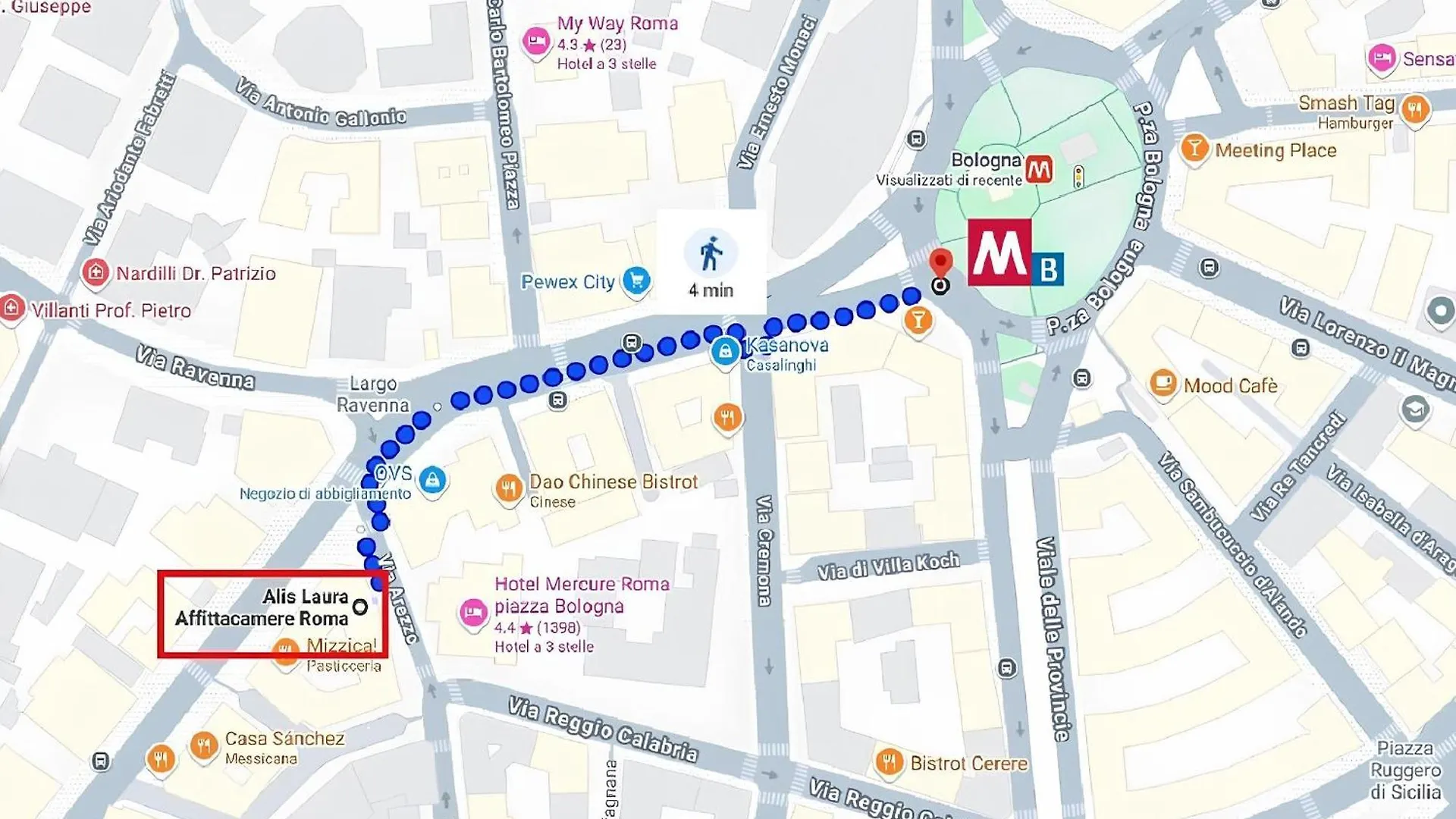 Alis Laura Guest House - 150M From Piazza Bologna Metro And 10 Minutes From The Colosseum Italien
